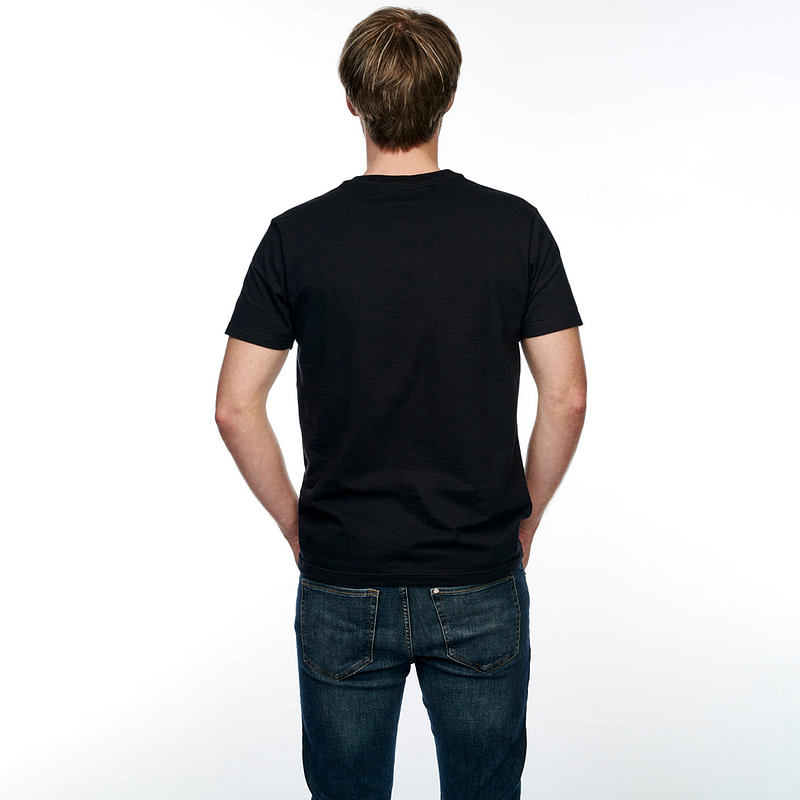 Černé pánské tričko Basic z BIO bavlny